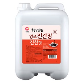 대상 청정원 햇살담은 양조 진간장 진한맛