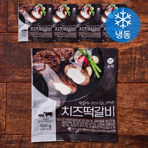 온작 치즈떡갈비 (냉동), 100g, 5개