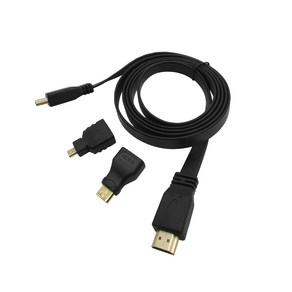 3 in 1 4K 평면 HDMI 케이블 UC-CB25, 1개