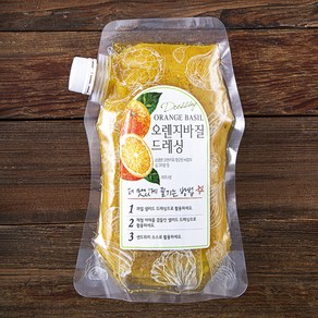 주비푸드 오렌지 바질 드레싱, 500g, 1개