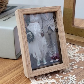 온맘컴퍼니 프랑 미니 우드 액자, 1개, 내추럴