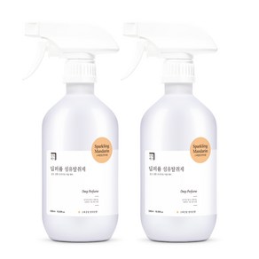 살림백서 딥퍼퓸 섬유탈취제, 500ml, 2개, 스파클링만다린