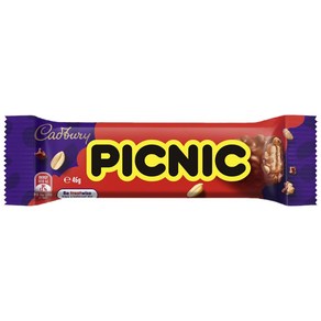 호주 캐드버리 피크닉 초콜렛바 초코바 46g Cadbuy Picnic Chocolate Ba, 1개