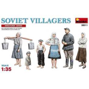 38011 1/35 SOVIET VILLAGERS, 1개