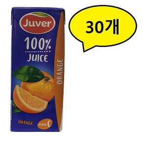 후버 오렌지주스 과즙팩음료 200ml x 24개, 30개