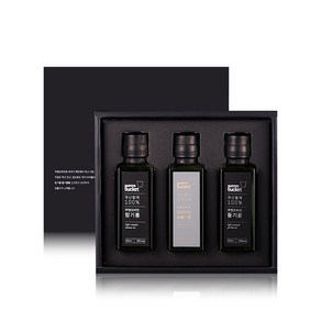 쿠엔즈버킷 참기름 들기름 생들기름 100ml*3입 선물 세트, 3개, 100ml