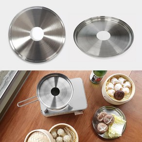 [쿠커스 판다] 에비히슈테른 레카 계량 멀티팟 전용 딤섬 커버 18cm (한국 국내생산) 만두 스텐 뚜껑 스탠 믹싱볼 스테인레스 편수냄비 덮개 원형 실버 플레이트 쟁반 트레이