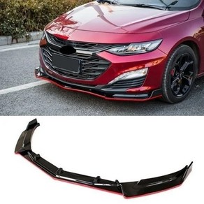 프론트 범퍼 립 바디 키트 스포일러 스플리터 쉐보레 말리부 XL 2016-2021, 02 Gloss Black, 2.Gloss Black, 1개