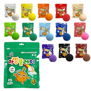 대한산업 칼라클레이 13색세트, 컬러클레이 50g 13색세트, 50g