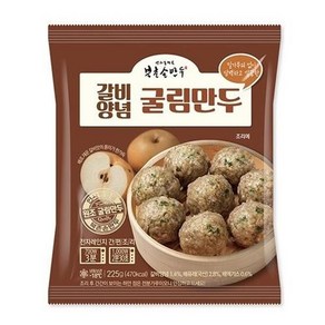 북촌손만두 갈비양념 굴림만두, 2개, 225ml