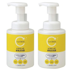 Cycle 비타민C 발효 펌프 세안제, 2개, 300ml