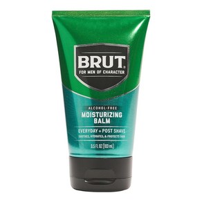 BRUT 모이스처라이징 밤 - 시그니처 향이 있는 수딩 남성용 페이스 모이스처라이저 - 가볍고 기름기가 없는 애프터셰이브 로션 - 99.2g(3.5온스)