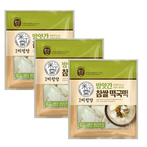 CJ 제일제당 미정당 방앗간 참쌀 떡국떡 400g x3개, 3개