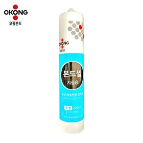 오공본드씰 지물용 도배 실리콘 수성 300ml (투명), 1개