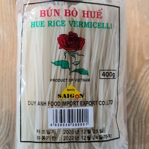 분보후에 라이스 버미셀리 Bun Bo Hue Rice Vemicelli 400g 쌀국수 woldfood, 1개