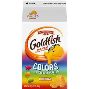 [미국직배송]페퍼리지팜 골드 피쉬 컬러 체다 크래커 대용량 850g Goldfish Colos Chedda Cackes, 1개