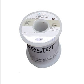 KESTER 245 실납 0.8mm 500g 일반 유연납 케스터납 SN60-PB40, 1개