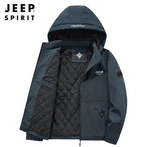 JEEP SPIRIT 남성 겨울 코트 캐주얼 야외 등산 스포츠 점퍼 재킷 후드 바바리 브랜드 정품 8799JP+ 양말 사은품