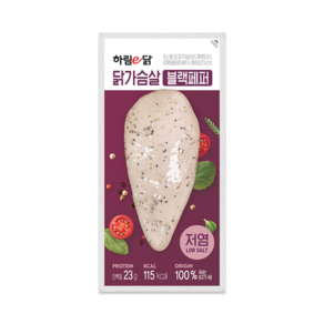 하림이닭 닭가슴살 저염 블랙페퍼 100g, 1개