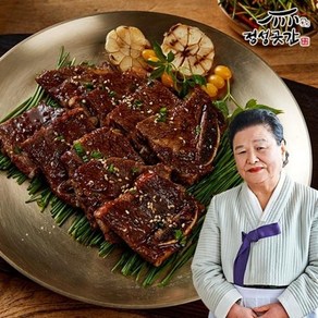 [정성곳간] 강순의 국내산 양념 LA 갈비 400g, 2개