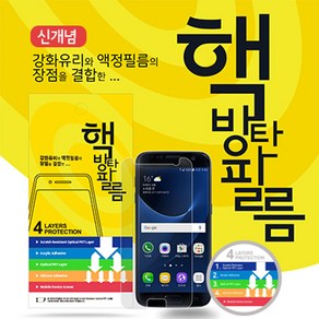 갤럭시 A55 (SM-A556) 핵 방탄 필름 2매 1세트 강화 유리와 액정필름의 장점