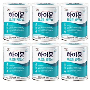 일동후디스 new 하이뮨 프로틴밸런스 6통+보틀1개+스푼2개