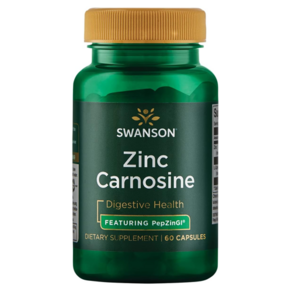 Swanson 스완슨 Zinc Canosine 아연 카르노신 60캡슐, 4 Pack, 60정, 1개