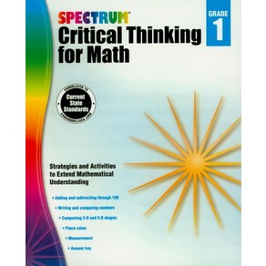 Spectrum Critical Thinking for Math Grade 1