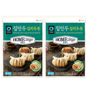 청정원 호밍스 집만두김치두부 1.2kg 2개