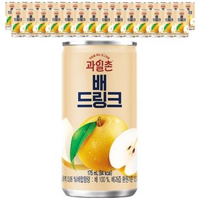 고소한 맛의 해태 배 주스 175ml x 30캔