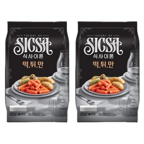 롯데 식사이론 떡튀만 430gX2개, 430g, 2개