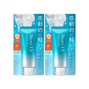 비오레 UV선크림 아쿠아리치 워터리 에센스 SPF50+ 70g 1개 2개 3개