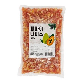 건조 파파야다이스 1kg 열대 과일 과일믹스, 1개