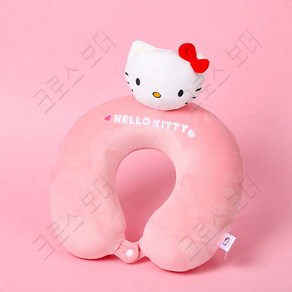 크로스 보더 산리오 U자형 베개 학생 낮잠 야외여행 목보호대, hello kitty