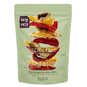 속초 티각태각 부각믹스 바삭고소 김 자색고구마 연근 비트 호박 다시마 우엉 220g 1봉, 1개