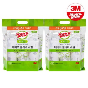 3M 베이직 테이프클리너 대형 리필 7개입, 2개