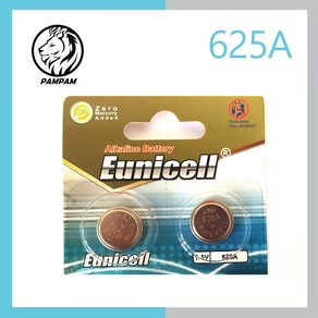 Eunicell 625A 1.5V LR9 625U V625 V625U EPX625G A625 L1560 PX625 PX13 EP 필름카메라 노출계 배터리 (1알), 1개, 1개입