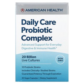 프로바이오틱스 Daily Cae Pobiotic Complex 20B CFU 30 Vegan, 30정, 1개