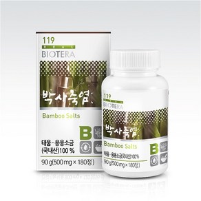 국내산 미네랄죽염 아미코젠 박사죽염 용융소금 천일염 특허 죽염, 90g, 1개