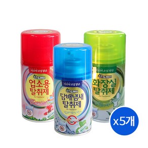 산도깨비 리필형 향기속으로 향캔 실내용탈취제 280ml x 택일 5개