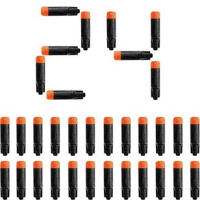 Nerf Ultra 장난감 총용 블랙 총알 리필 팩 Ultra Blaster와 호환 가능한 Ultimate In Darts 저격수 게임 24PCs