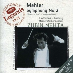 (수입CD) Mahle - Symphony No.2/ Zubin Mehta (말러: 교향곡 2번), 단품