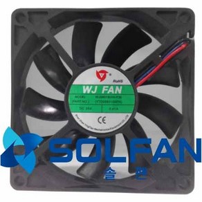 솔팬 WJB280105H-F30 DC5V FAN DC팬 80mm 사이즈 / WJ팬 / 80MM X 15MM 사이즈 / 3000RPM / MADE IN CHINA, 솔팬 WJS801505H-F30 DC5V 80mm, 1개