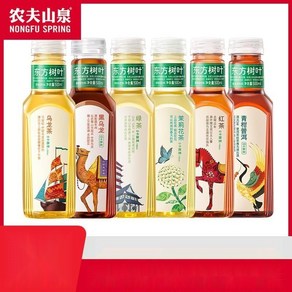 농부산천 동방수예 우롱차 흑우롱차 홍차 녹차 재스민 보이차 15병, 녹차 500mlx15병, 15개입