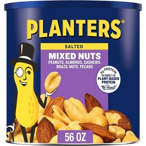 Plantes 쏠티드 믹스 너츠 파티스낵 765g 472698, 27 Ounce (Pack of 1)_소금(땅콩, 아몬, 소금(땅콩, 아몬드, 캐슈, 헤이즐넛, 피칸)