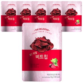 명성식품 오 리얼 비트칩 건강 야채칩, 6개, 30g