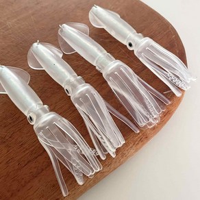 [1+1/당일출고]오징어 키링 인형 키링 가방 열쇠고리 친구 선물 스트레스해소 주물럭 장난감 인싸템 열쇠고리 키링 쓸데없는선물 낚시, 2개, 투명