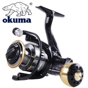 OKUMA HE1000-7000 낚시 릴 금속 볼 그립 스피닝 릴 5.21 금속 릴 컵 최대 드래그 12kg 최신 제품, 없음, 1) 금 - 1000의 시리즈