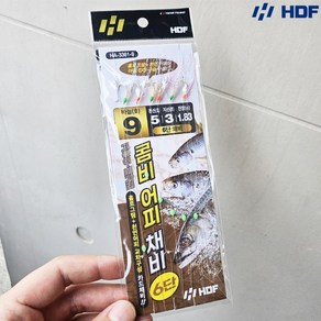 해동 HA-3361 콤비 어피채비 고등어 메가리 카드채비 6단 고등어낚시 세트