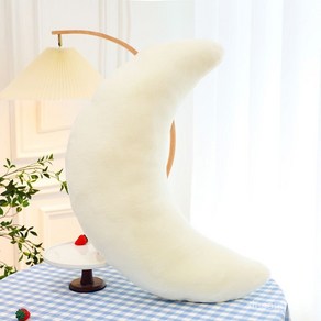 달쿠션 달모양 인테리어 베개 초승달쿠션 아이방쿠션, 달베개 화이트, 45cm[컬렉션 급속배송]